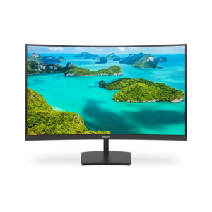 Monitor PHILIPS 241E1SC 24" (23.6" viewable) Curved, 1920x1080 (FHD), VA, 75Hz, 1500R, 4ms, FreeSync, 1x HDMI, 1x VGA