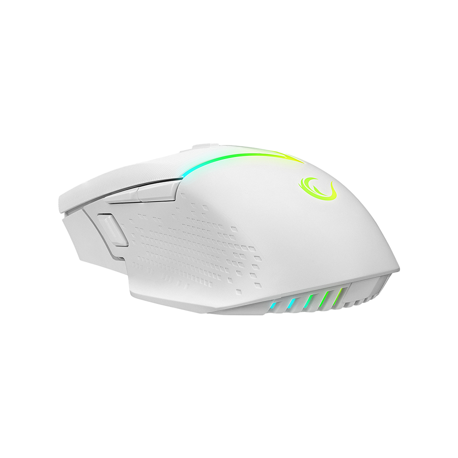 Miš gaming RAMPAGE DROP M3 V2 24000 DPI 3311 Sensor White RGB Rechargeable Wireless 80 Million Huano Switch Gaming Mouse, 42562 - Image 6