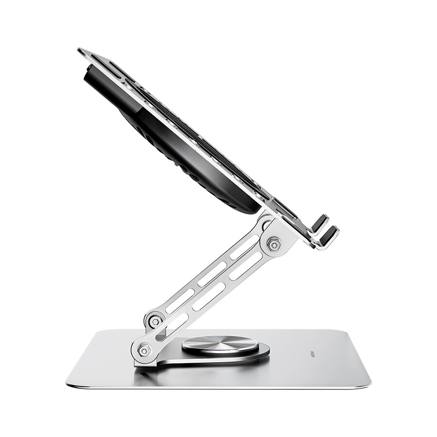 Postolje za notebook riser stand preklopivi rotirajuci, Addison AD-RC35 Adjustable Metal Laptop Stand with 360 Degree Rotating Fan and RGB Light, 3963 - Image 5