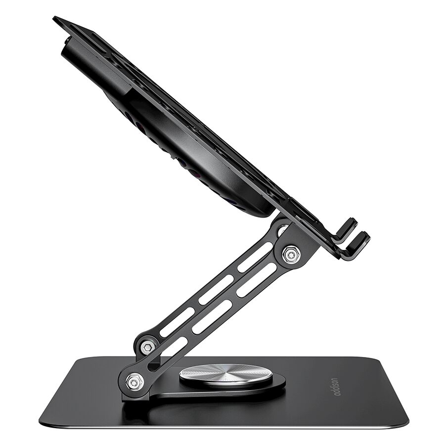 Postolje za notebook riser stand preklopivi rotirajuci, Addison AD-RC36 Steely 360 Degree Fan Fan Fan RGB Light Adjustable Black Metal 42029 - Image 6