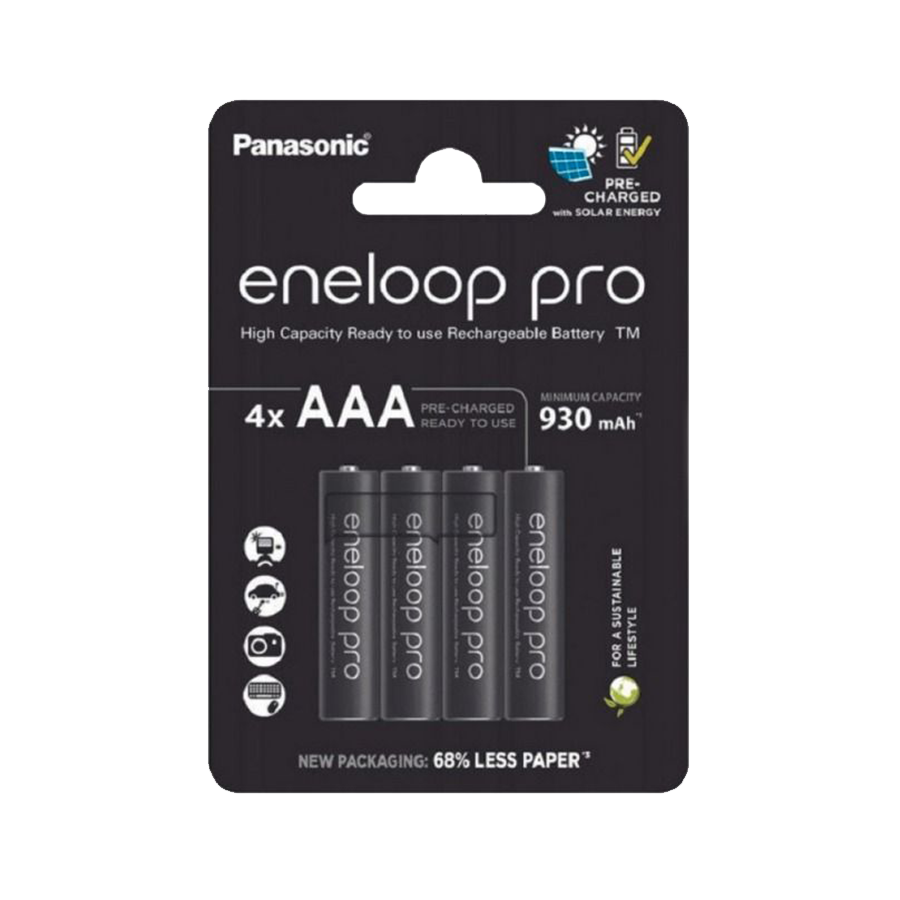 PANASONIC punjive baterije eneloop Pro AAA/4B 4 kom. (BK-4HCDE/4CP)