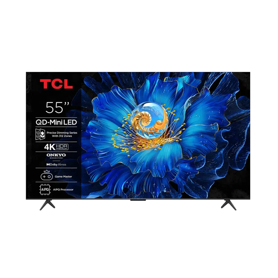 TV TCL 55"C61KS 4K QD-Mini LED TV 60Hz Google TV; Game Master; Dolby Atmos; Onkyo 2.1; HDR Premium, 55C61KS