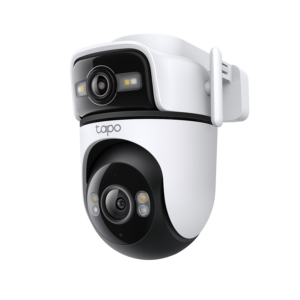 TP-Link Tapo C545D Outdoor Dual Lens Pan/Tilt Security Camera, 2K (2304x1296) and 2K (2304x1296), 2.4 GHz, 1 x Ethernet Port, TAPO-C545D