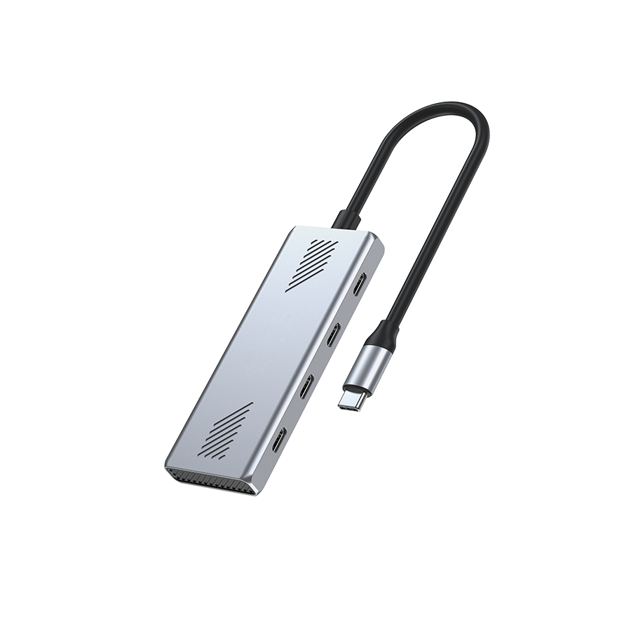 USB HUB GEMBIRD Type-C to Type-C, 4-port USB-C 3.2 (Gen 2) Type-C hub, UHB-CM-U310-C4-01 - Image 2