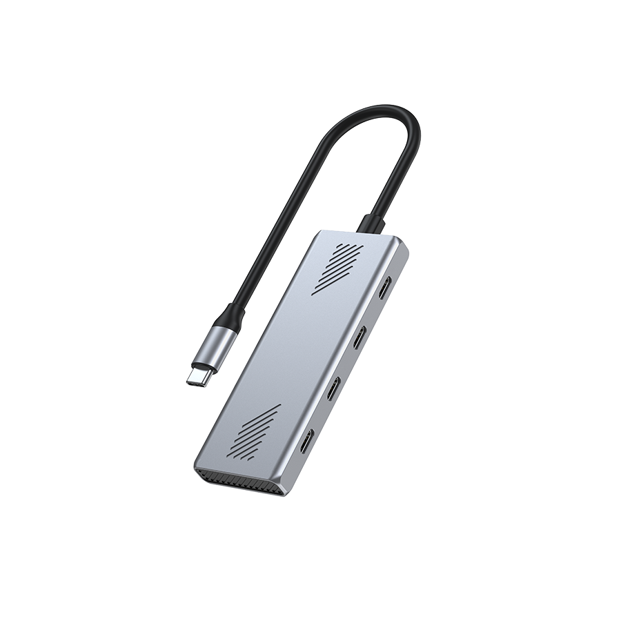USB HUB GEMBIRD Type-C to Type-C, 4-port USB-C 3.2 (Gen 2) Type-C hub, UHB-CM-U310-C4-01 - Image 3