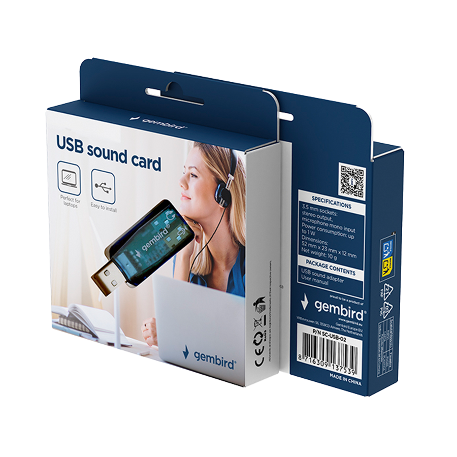 Zvučna kartica GEMBIRD, Virtus2, USB SC-USB-02 - Image 4