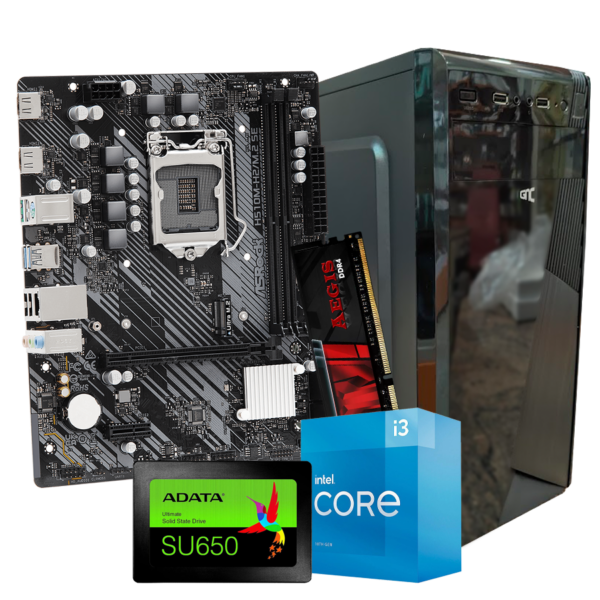 GNC OFFICE WIN 11 PRO i3-10105 3.70GHz, MB H510, RAM 16GB DDR4, SSD 2,5 480GB , Kućište sa napajanjem 500W, 2Y