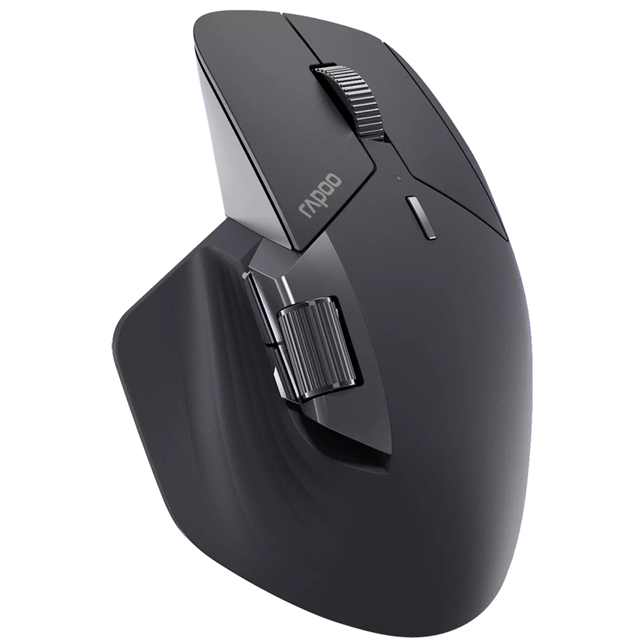 Miš RAPOO MT760L - rechargeable Mouse Wireless, Bluetooth Light, Black, R-12527 - Image 3