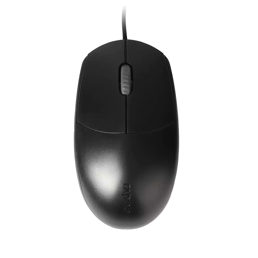 Miš RAPOO N100.BLK Wired Mouse, R-18050