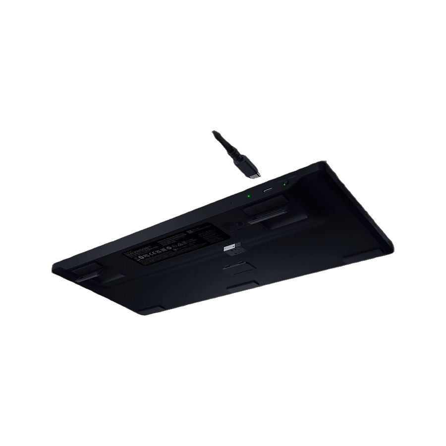 Tastatura Razer BlackWidow V4 Low-profile Tenkeyless HyperSpeed - Wireless Low-profile Mechanical Gaming Yellow Linear Switch - US RZ03-05450100-R3M1 - Image 2