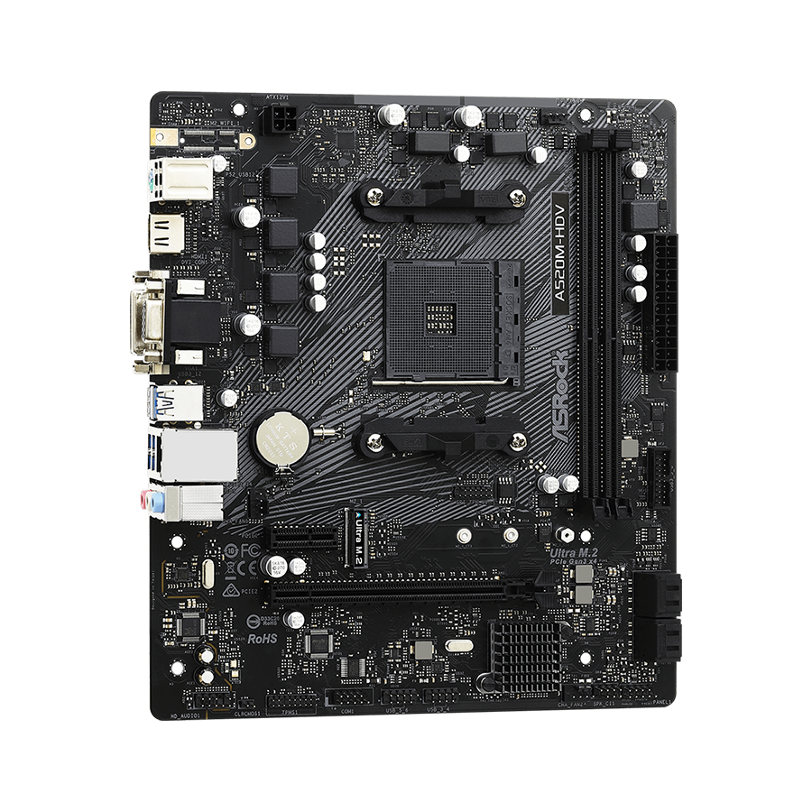 ASROCK MB A520-HDV AM4 2xDDR4 4xSATA M.2 RAID VGA HDMI Micro ATX - Image 3