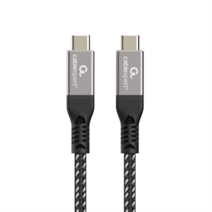 USB USB4 Gen 3x2 kabl 240W, 40 Gbps Type-C to Type-C Power Delivery (PD) charging & data cable, 0.5 m GEMBIRD CCBP-USB4-CMCM240-0.5M