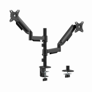 NOSAČ ZA DVA MONITORA GEMBIRD MA-DA2P-02, montaža na stol, 17”-32”, up to 9 kg
