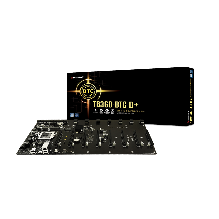 MB BIOSTAR TB360-BTC D+, Intel B360, Socket 1151, GbE
