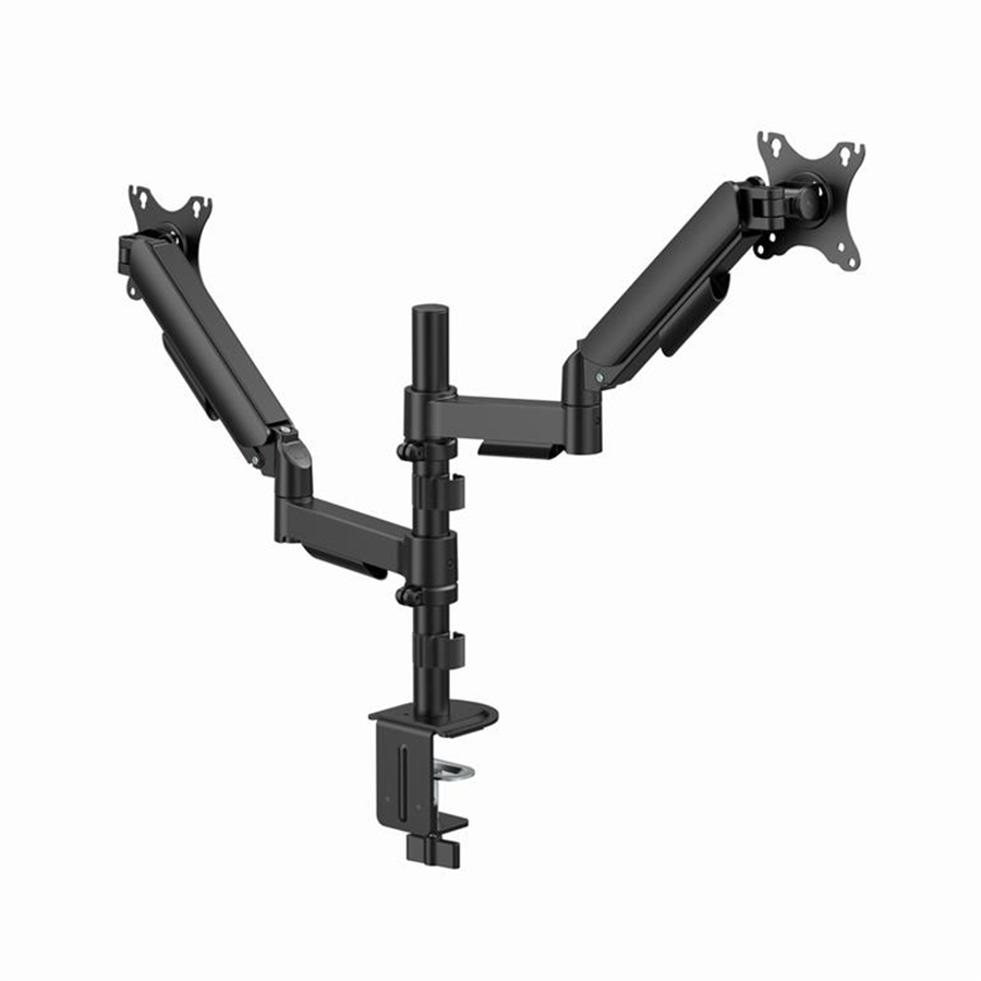 NOSAČ ZA DVA MONITORA GEMBIRD MA-DA2P-02, montaža na stol, 17”-32”, up to 9 kg - Image 2