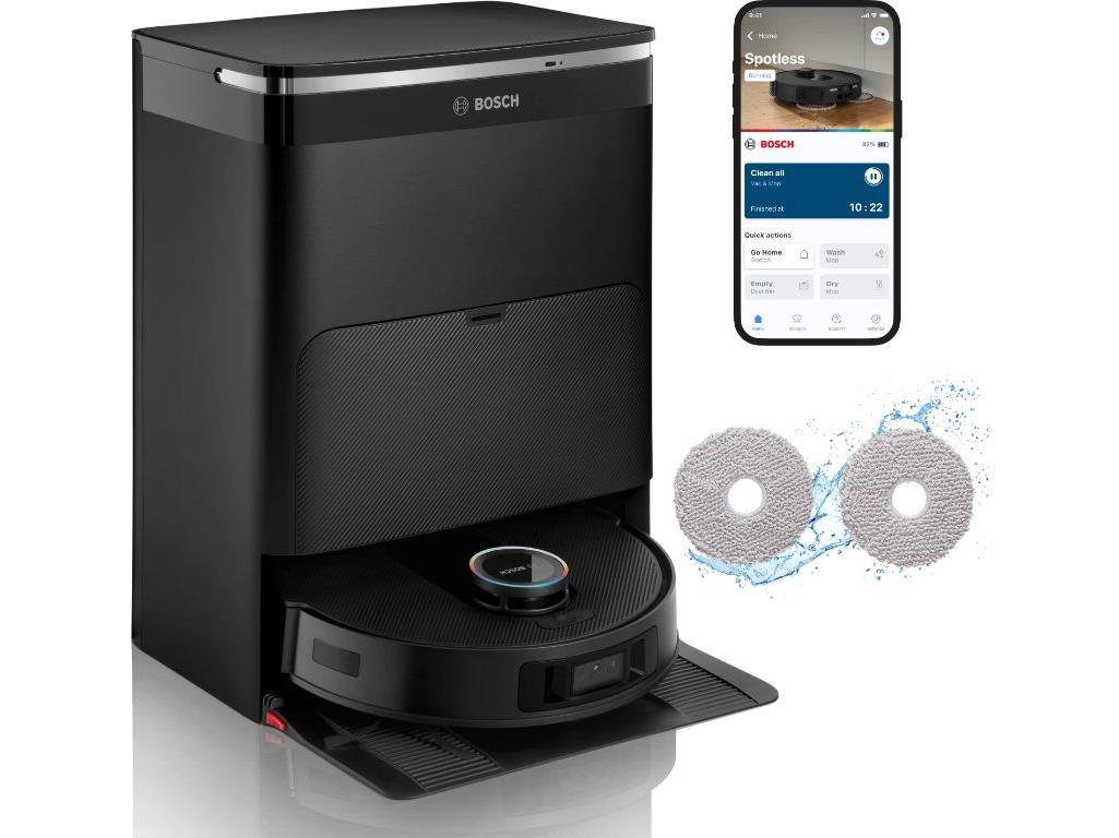 BOSCH Robotski UsisivačSpotless MAX Cam, 11.000 Pa360 LiDAR navigacija ( BCRDW3BX )