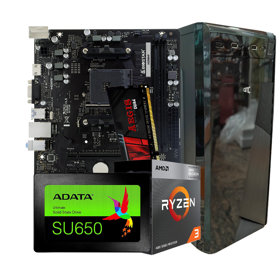 GNC BEST OFFICE AMD Ryzen 3 4300GE A520 RAM 16GB DDR4 480GB SSD