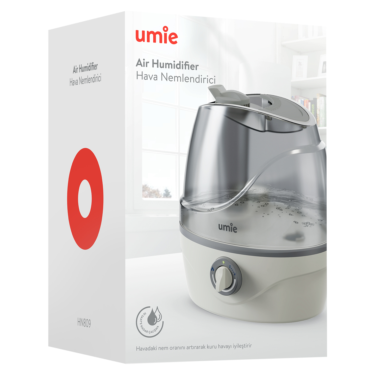 Ovlaživač zraka Umie HN809 Gray Ultrasonic 25W 2.2 Liter, 41179 - Image 5