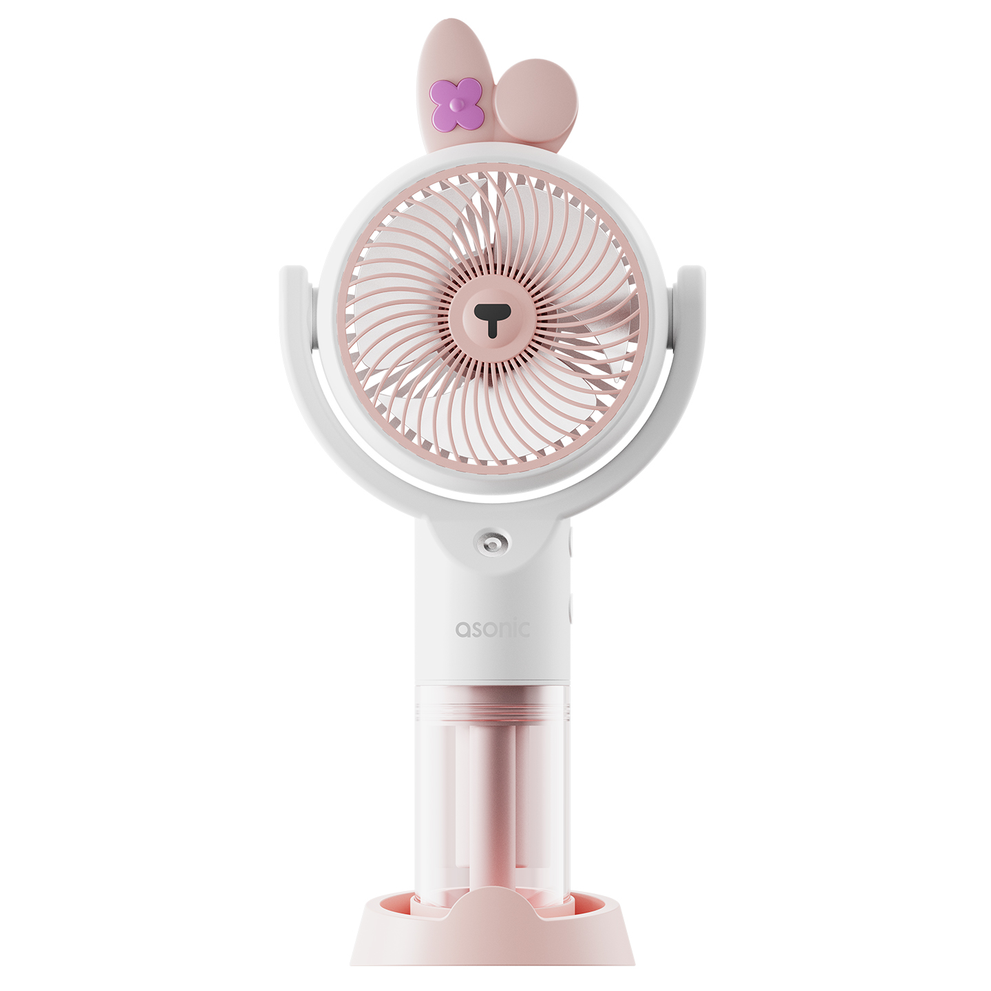 Ventilator ručni sa ovlaživačem Asonic AFN26 White 500mah 2 Stage Moisturizing Spray USB Fan, 41598