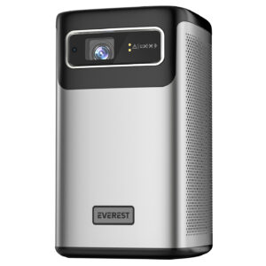Projektor EVEREST PJ-DLP21 Gray 8000mAh Auto Focus 960*540 4K Supported 5400 Lumens Android 9.0 Touch Pad DLP Projection, 42188