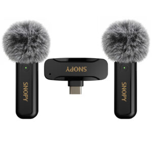Mikrofon Snopy wireless Type-C, 2 komada, SN-MW80, crni, 42250