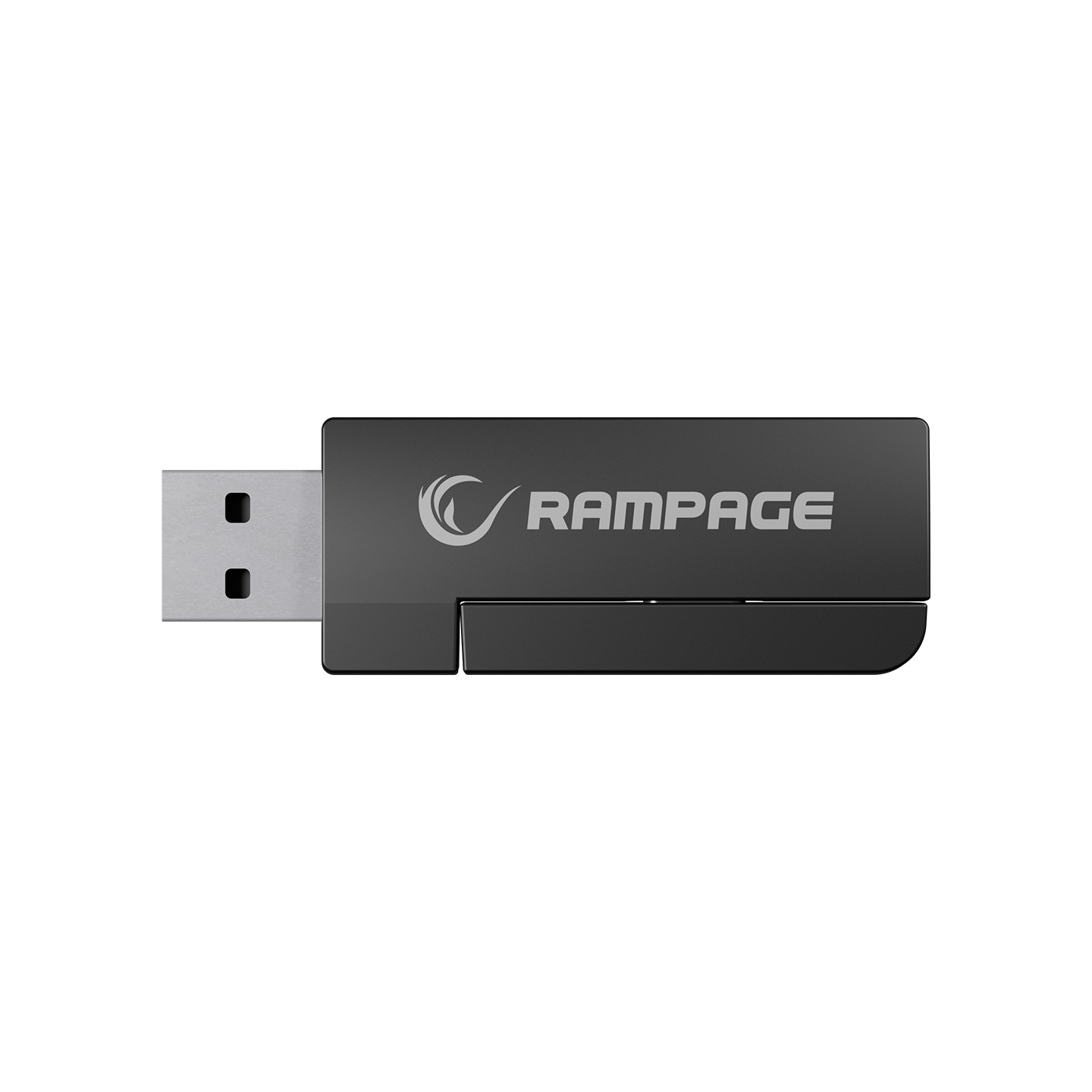 Slušalice sa mikrofonom RAMPAGE RETSU Black/Grey Wireless 2.4G Bluetooth Fabric and Leather Protein Earpad, 42412 - Image 6