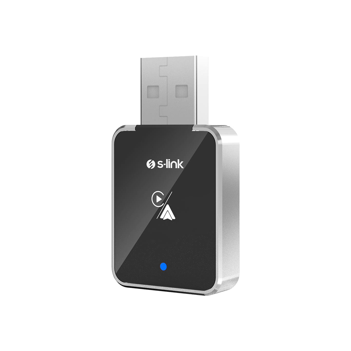 Audio adapter S-Link SL-CAR01 2in1 Android and Apple Devices Wireless Android Auto and Carplay, 42542