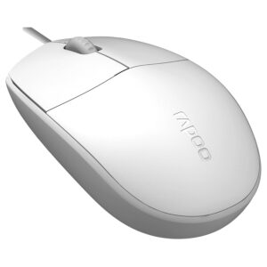 Miš RAPOO N100.WHITE Wired Mouse, R-18102