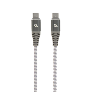 USB 2.0 kabl 60 W Type-C Power Delivery (PD) premium charging & data cable, 1.5 m GEMBIRD, CC-USB2B-CMCM60-1.5M