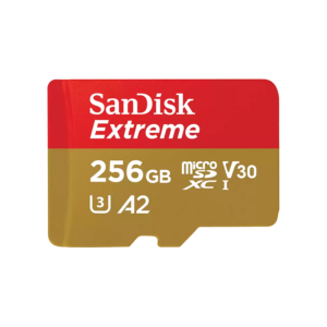 Micro SD SanDisk Extreme 256GB 190MB/s - SDSQXAV-256G-GN6MN