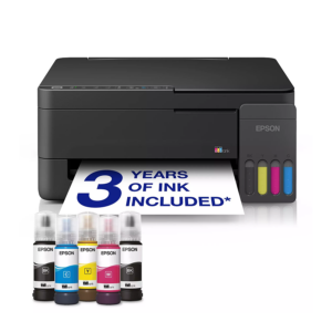 Printer EPSON EcoTank L3350 print/scan/copy Rez.5.760 x1.440 dpi. 33str/min Monokrom.20str/min Colour. USB, LAN.WiFi. tinte br.103