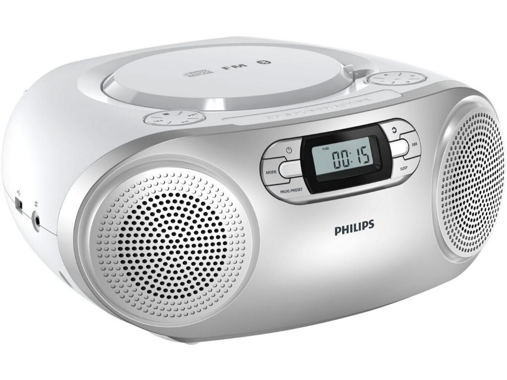Philips TAZ2000 CD SoundmachinCD; CD-R; CD-RW; FM Antena;BT; USB; izlazna snaga (RMS) 3WX2; siva ( T