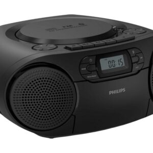 Philips TAZ2200 CD SoundmachinCD; CD-R; CD-RW; FM Antena;BT; USB; KASETEFON; (RMS) 3WX2; crna ( TAZ2