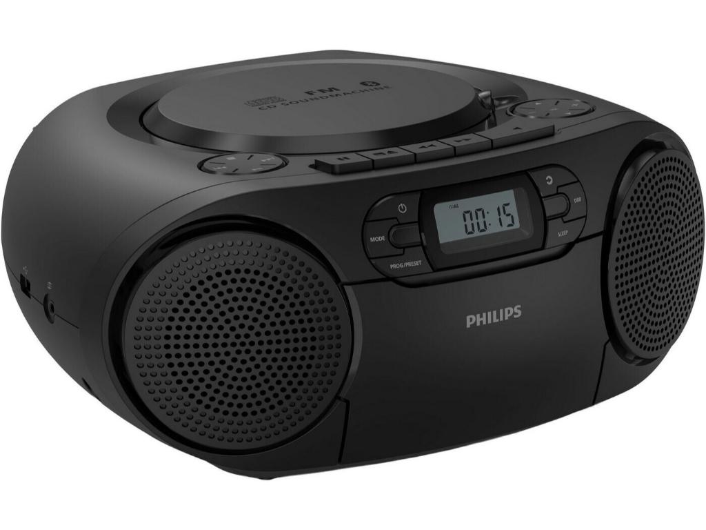 Philips TAZ2200 CD SoundmachinCD; CD-R; CD-RW; FM Antena;BT; USB; KASETEFON; (RMS) 3WX2; crna ( TAZ2