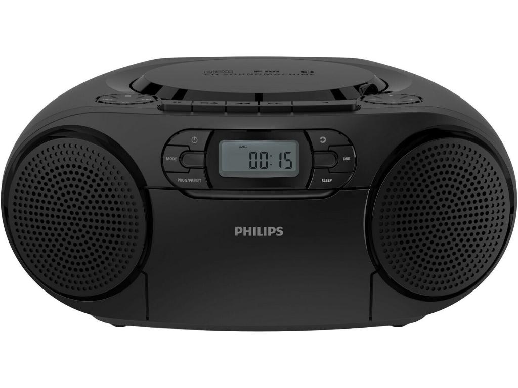 Philips TAZ2200 CD SoundmachinCD; CD-R; CD-RW; FM Antena;BT; USB; KASETEFON; (RMS) 3WX2; crna ( TAZ2 - Image 2