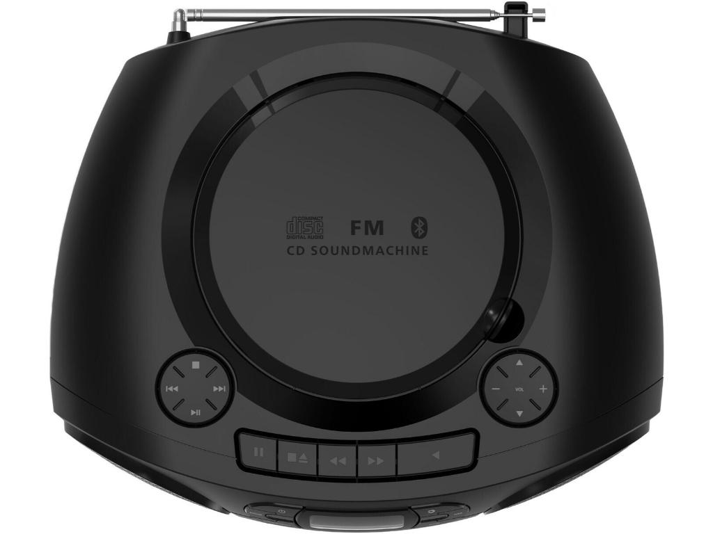 Philips TAZ2200 CD SoundmachinCD; CD-R; CD-RW; FM Antena;BT; USB; KASETEFON; (RMS) 3WX2; crna ( TAZ2 - Image 3