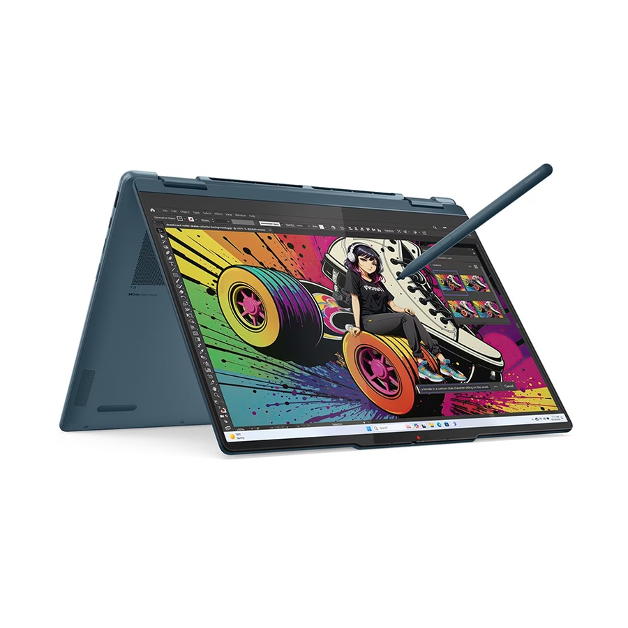 Lenovo Yoga 7 2-in-1 14AKP10 83JR0027SC 14" WUXGA OLED Touch 600nits, AMD Ryzen 7 350(Ai) 24GB DDR5/1TB SSD M.2,/Tidal Teal/Alu/2y - Image 2