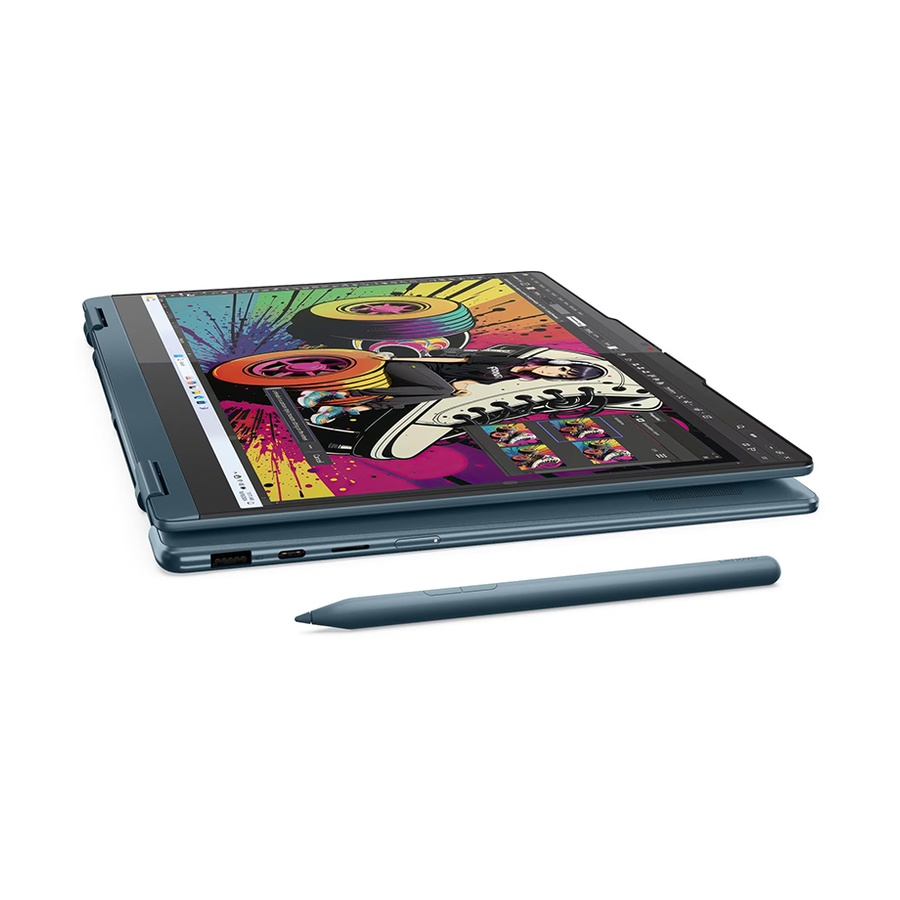 Lenovo Yoga 7 2-in-1 14AKP10 83JR0027SC 14" WUXGA OLED Touch 600nits, AMD Ryzen 7 350(Ai) 24GB DDR5/1TB SSD M.2,/Tidal Teal/Alu/2y - Image 5