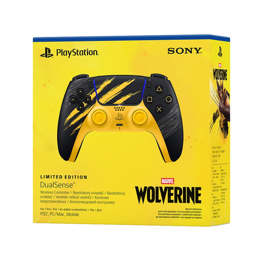 PS5 Dualsense Wireless Controller Marvel’s Wolverine Battle Yellow Limited Edition 1000056821 - Image 5