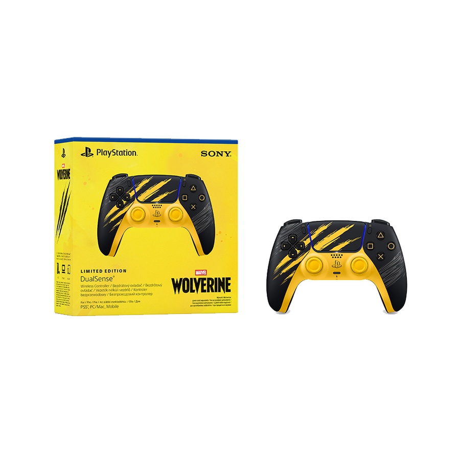 PS5 Dualsense Wireless Controller Marvel’s Wolverine Battle Yellow Limited Edition 1000056821 - Image 7