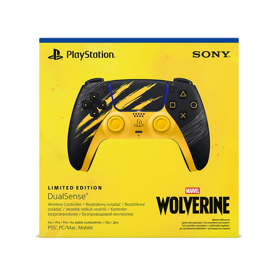 PS5 Dualsense Wireless Controller Marvel’s Wolverine Battle Yellow Limited Edition 1000056821 - Image 8