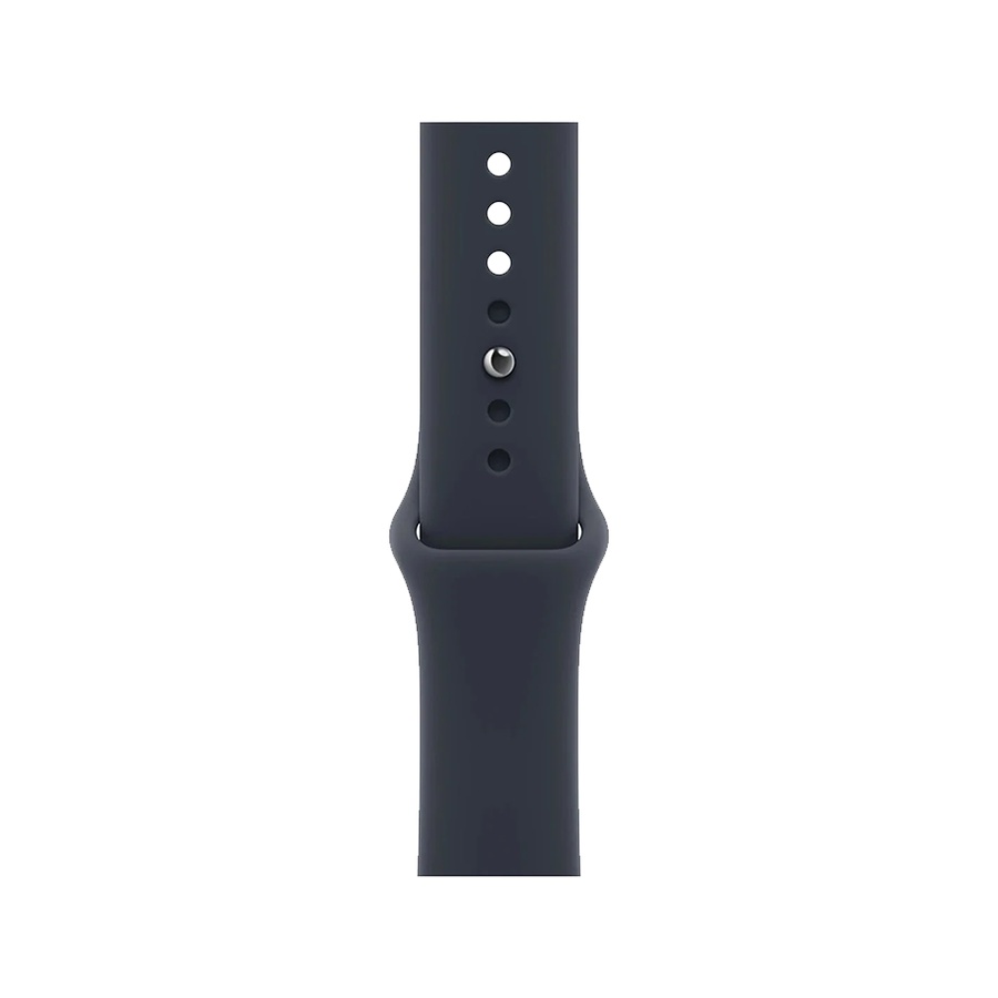 Apple Watch Series 12 46mm Space Grey Aluminium Case with Navy Blue Sport Band - M/L mjej4et/a - Image 3