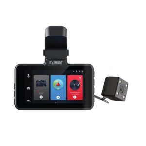 Auto kamera Everest  CAR15 3.0" IPS Screen 1080P 720P 120°Wide Angle G-Sensor Wifi 64GB TF Card Vehicle Front and Rear Camera, 42549