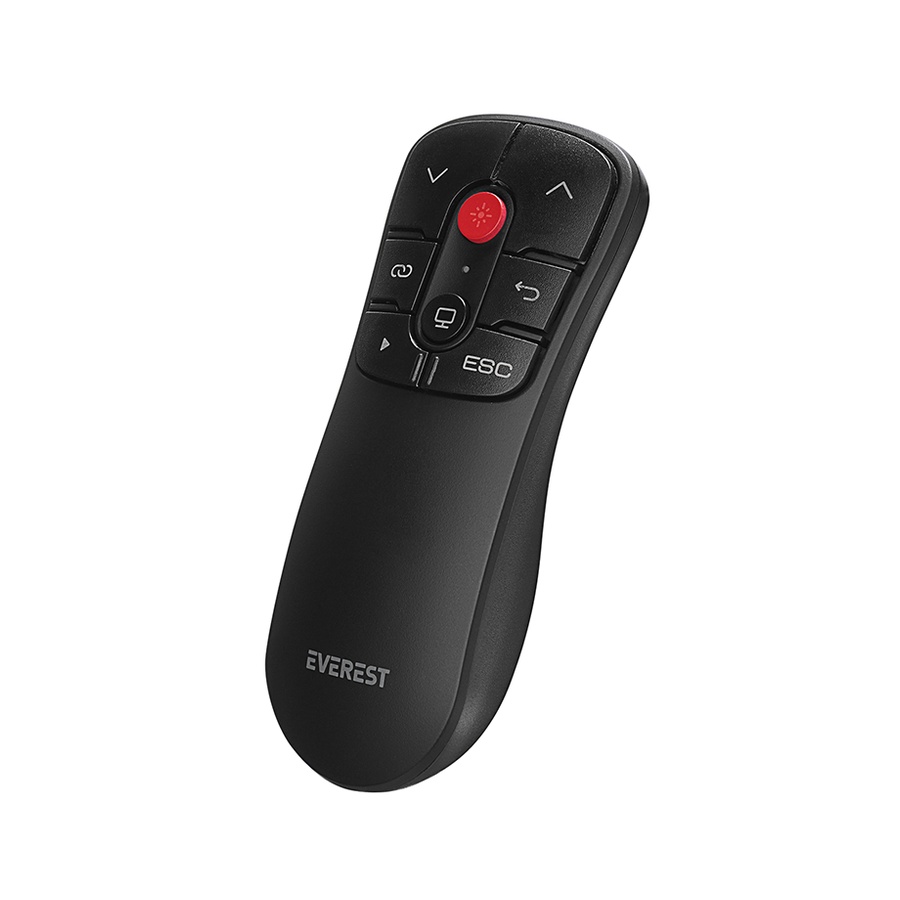 Prezenter + red laser pointer Everest PSN-28 Multifunctioning USB Red Laser 2.4GHz Wireless Type C Professional presentation device, 41157
