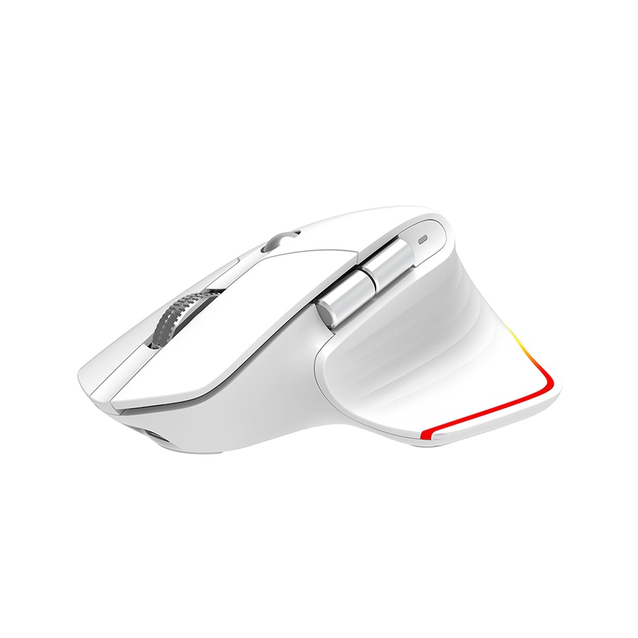 Miš Everest SMW- 178 Handy 2in1 Bluetooth 2,4GHz White Rechargeable 4000 DPI Horizontal/Vertical Wheel Ergonomic RGB Mouse, 41043 - Image 3