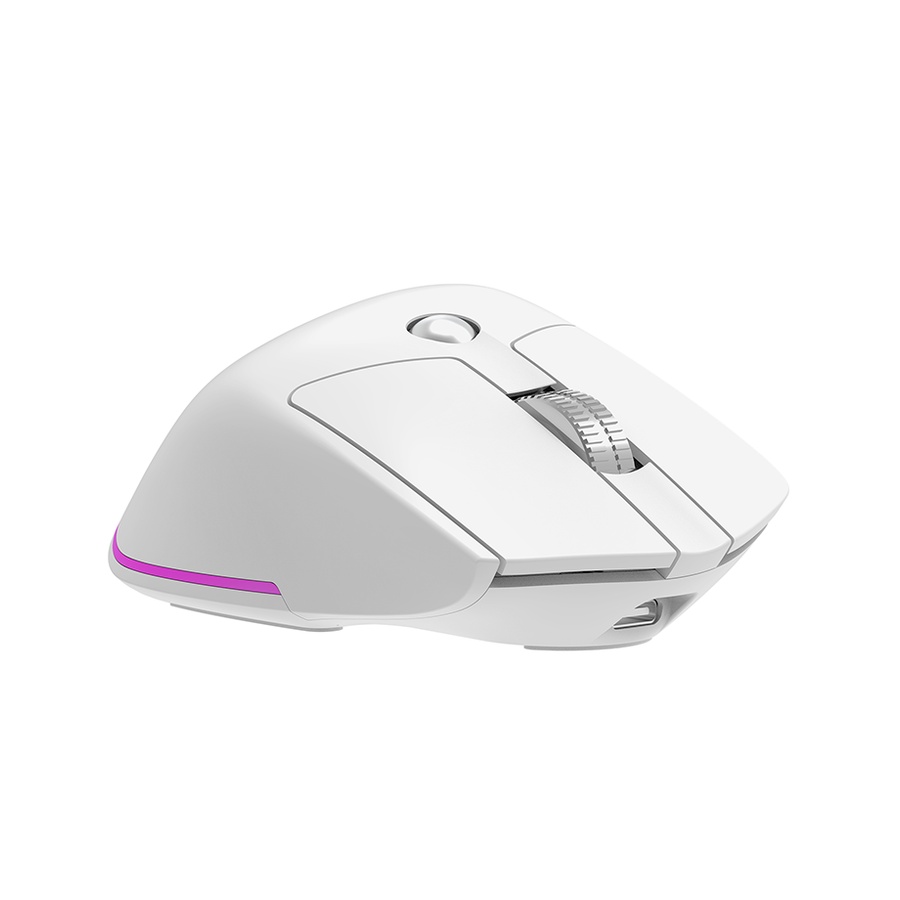 Miš Everest SMW- 178 Handy 2in1 Bluetooth 2,4GHz White Rechargeable 4000 DPI Horizontal/Vertical Wheel Ergonomic RGB Mouse, 41043 - Image 4