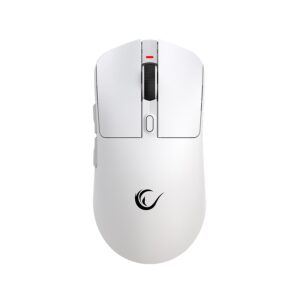Miš gaming RAMPAGE Aeris Wireless RGB Charging Stand White 24000 DPI 3311 Sensor Rechargeable 80 Million Huano Switch, 43394