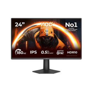 MONITOR AOC GAMING 24G50F 24" FHD (1920X1080), IPS, 180Hz (OC), 4ms(GtG), 300cd m2, 1000:1, Adaptive Sync, G-Sync Compatible, HDR10, 1X HDMI, 1X DP