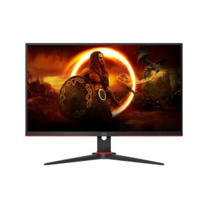 MONITOR AOC 24G2SPAE Gaming 23.8" 1920 x 1080 Full HD (1080p) 165Hz IPS 300 cd/m2 1 ms 2xHDMI VGA VGA DP zvučnici. black-red