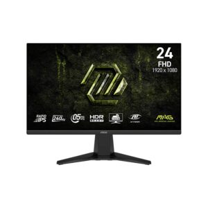 MONITOR 24 MSI MAG 245F X 23.8" 1920 x 1080 (FHD), FreeSync, 240Hz, 0.5ms (GtG, Min.), 2xHDMI 2.0b (FHD@240Hz), 1xDP 1.2a
